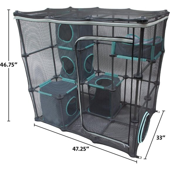 New Outdoor Catio Furniture & Play Kit for Cats, Durable Mega Outdoor Enclosure - Picture 7 of 7
